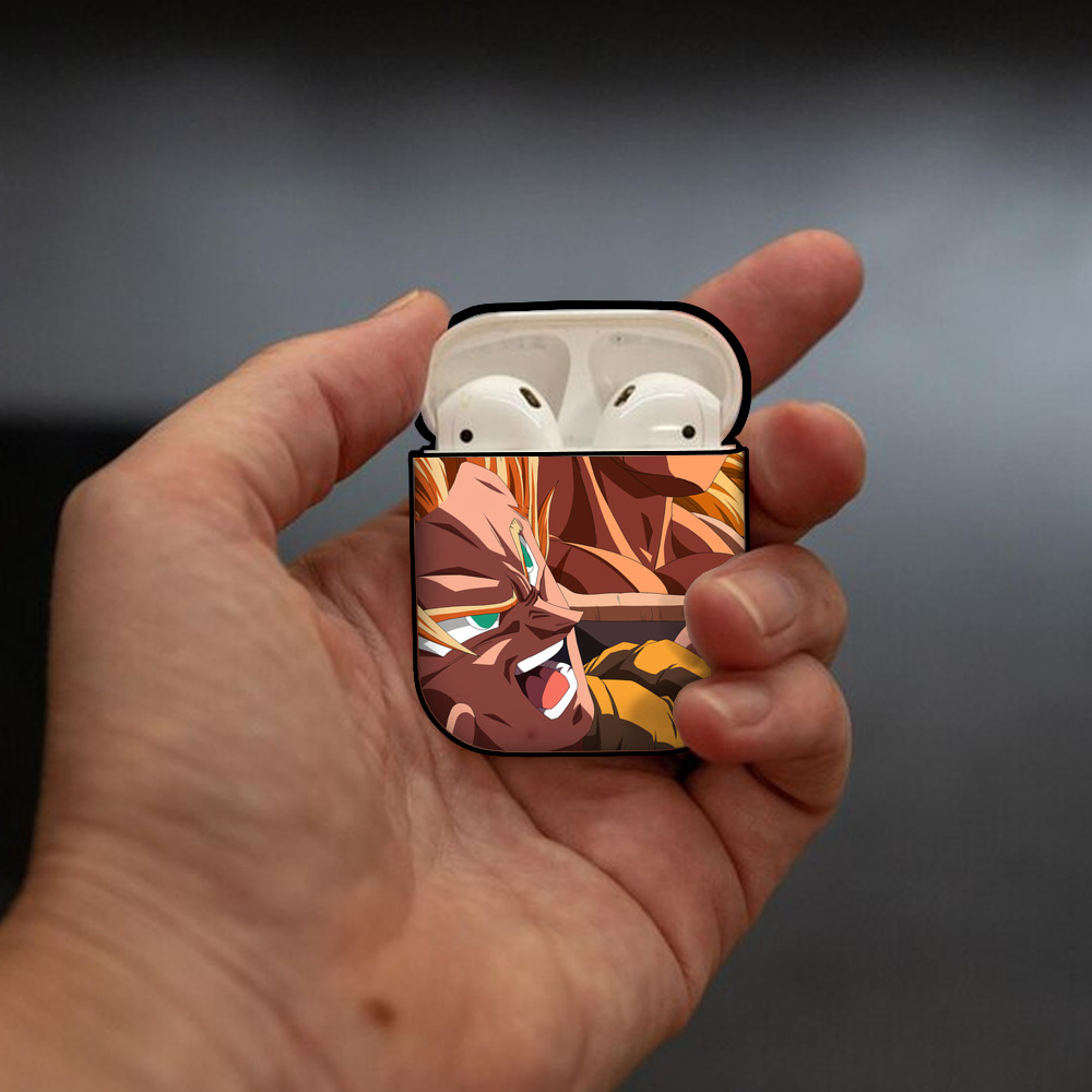 ドラゴンボール DRAGON BALL AirPods 第2世代保護ケース ハードシェル ブラック 耐衝撃・防指紋・カラビナ付き