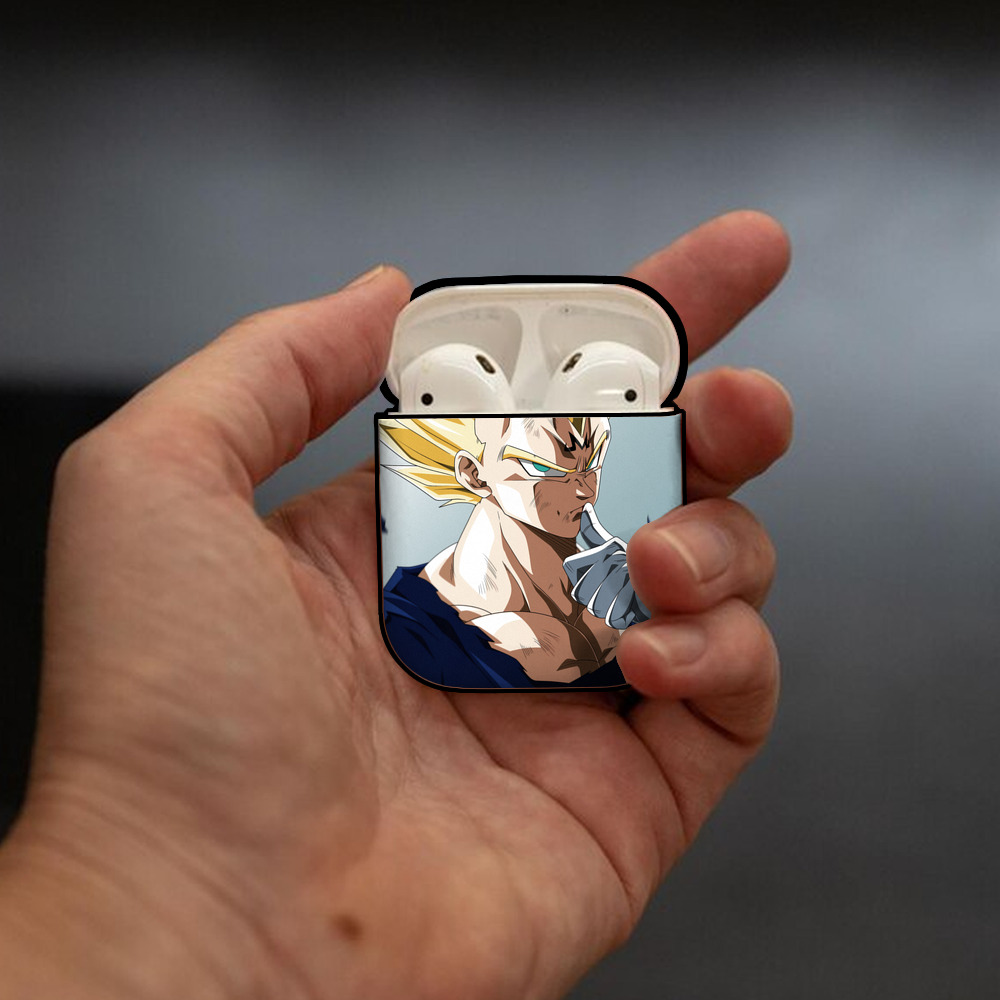 ドラゴンボール DRAGON BALL AirPods 第2世代保護ケース ハードシェル ブラック 耐衝撃・防指紋・カラビナ付き