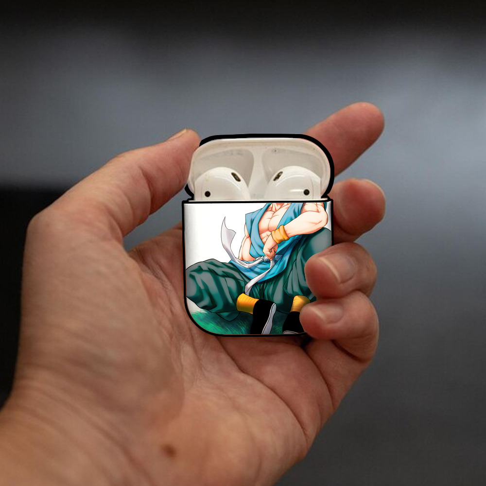 ドラゴンボール DRAGON BALL AirPods 第2世代保護ケース ハードシェル ブラック 耐衝撃・防指紋・カラビナ付き