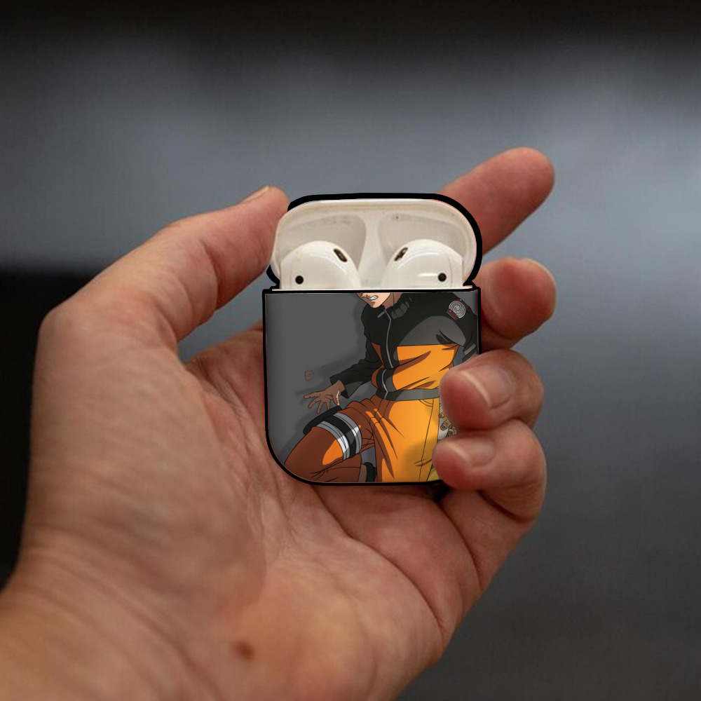 ドラゴンボール DRAGON BALL AirPods 第2世代保護ケース ハードシェル ブラック 耐衝撃・防指紋・カラビナ付き