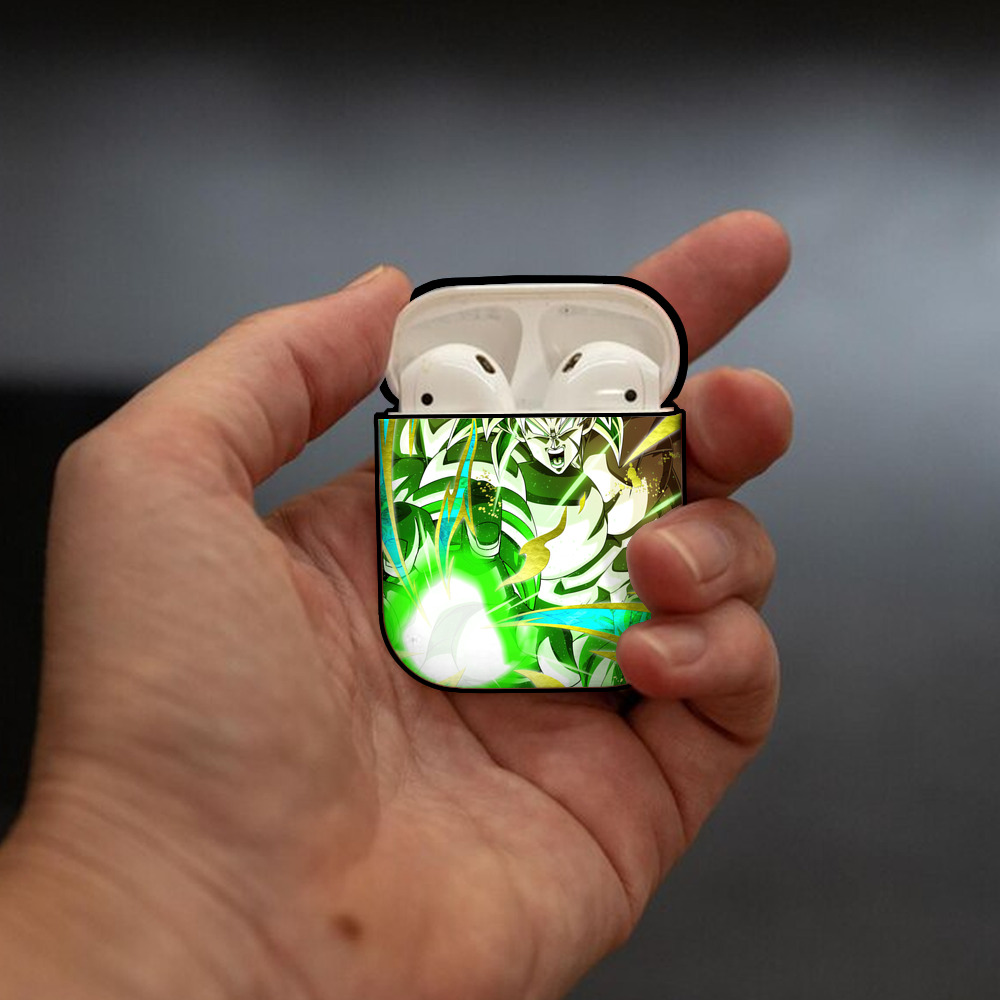 ドラゴンボール DRAGON BALL AirPods 第2世代保護ケース ハードシェル ブラック 耐衝撃・防指紋・カラビナ付き