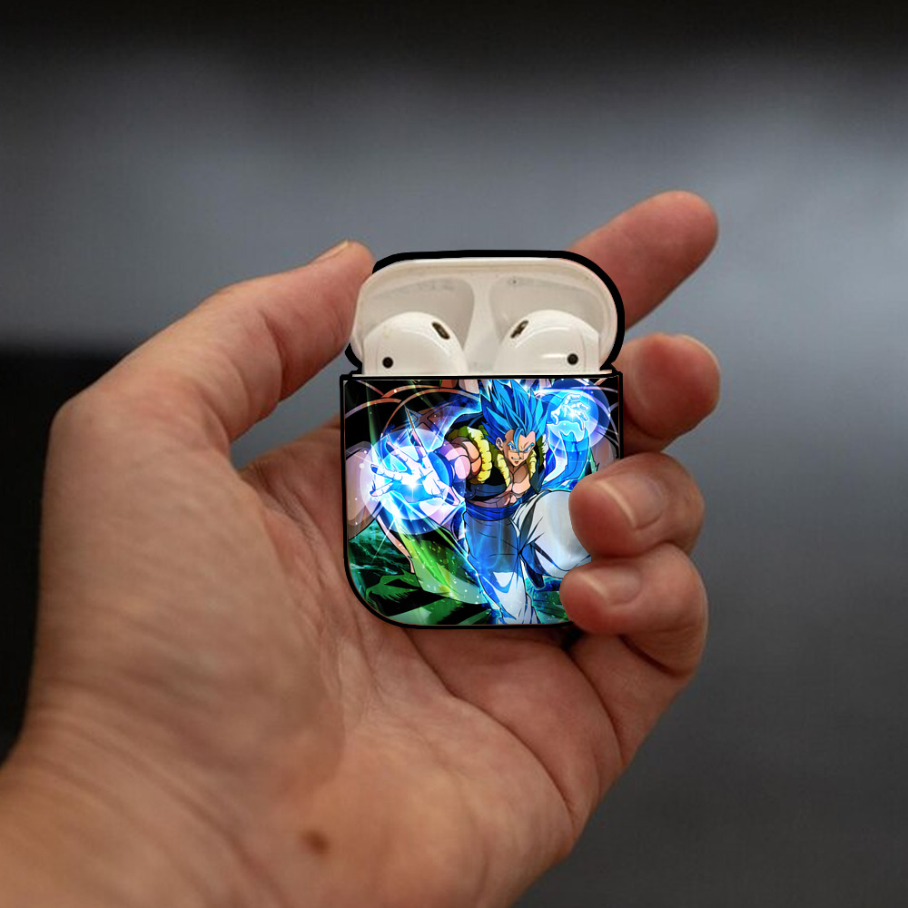 ドラゴンボール DRAGON BALL AirPods 第2世代保護ケース ハードシェル ブラック 耐衝撃・防指紋・カラビナ付き