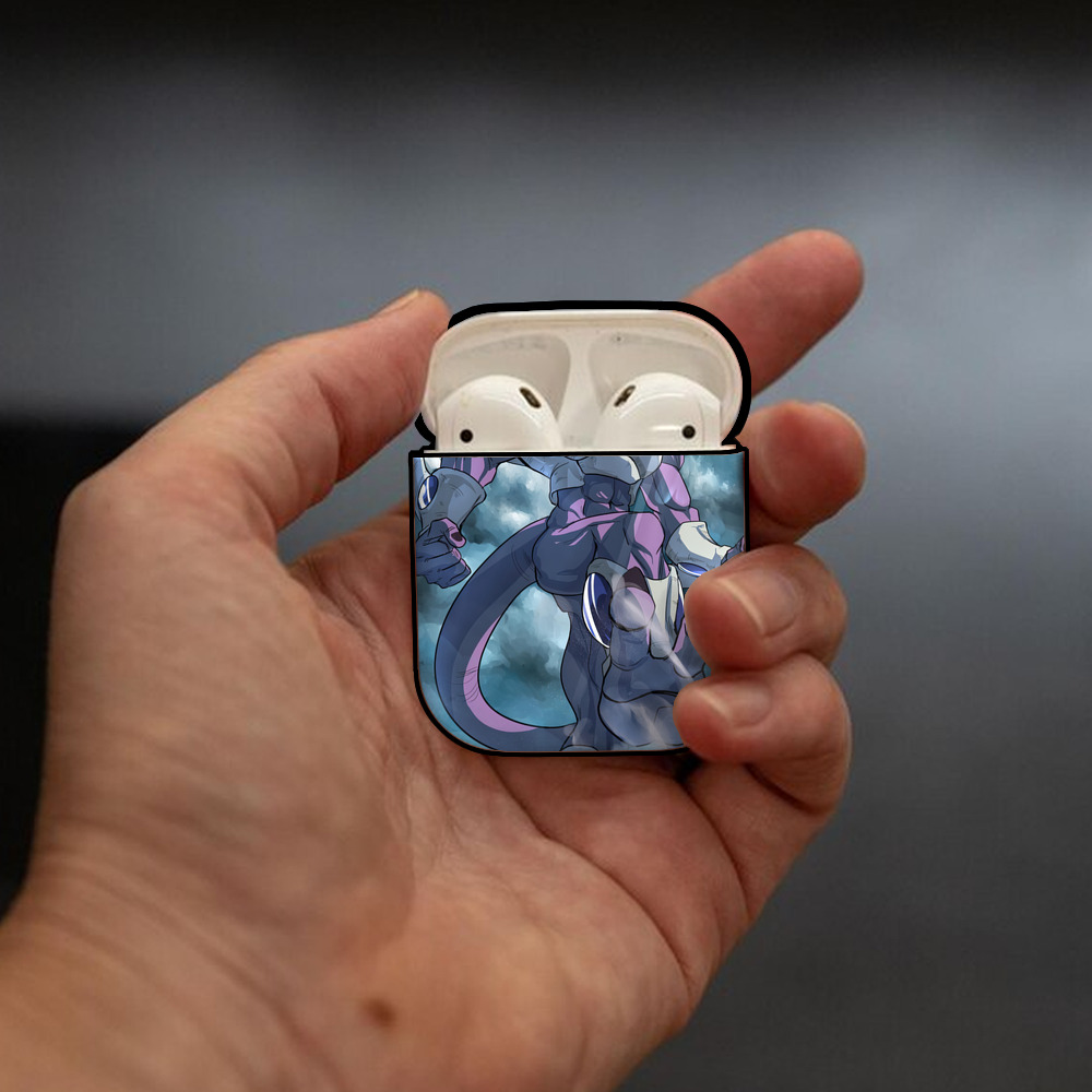 ドラゴンボール DRAGON BALL AirPods 第2世代保護ケース ハードシェル ブラック 耐衝撃・防指紋・カラビナ付き