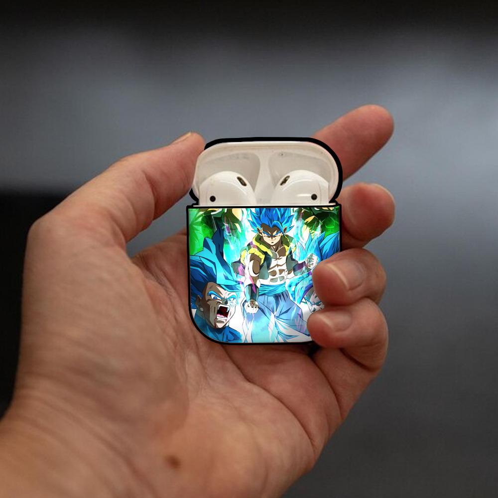 ドラゴンボール DRAGON BALL AirPods 第2世代保護ケース ハードシェル ブラック 耐衝撃・防指紋・カラビナ付き
