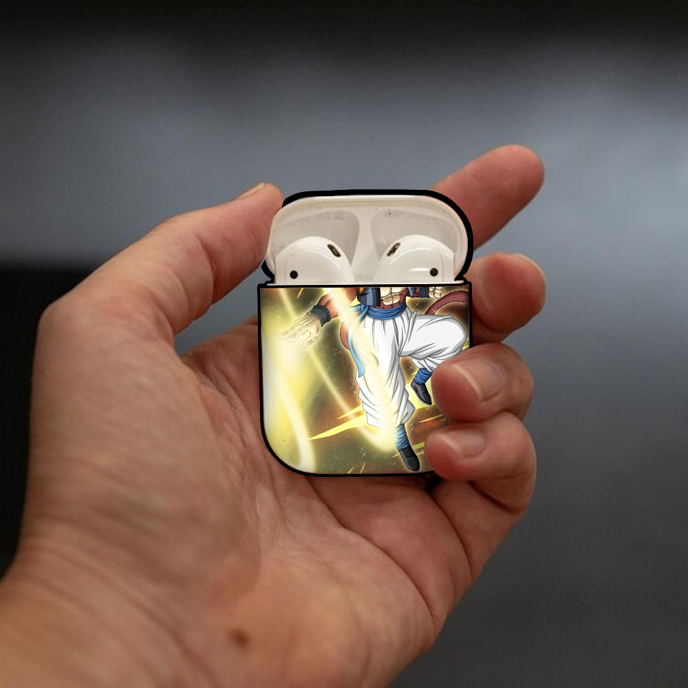 ドラゴンボール DRAGON BALL AirPods 第2世代保護ケース ハードシェル ブラック 耐衝撃・防指紋・カラビナ付き