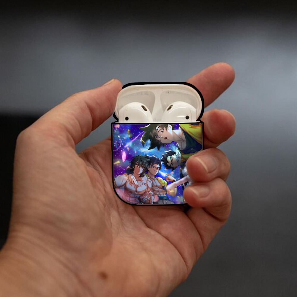 ドラゴンボール DRAGON BALL AirPods 第2世代保護ケース ハードシェル ブラック 耐衝撃・防指紋・カラビナ付き
