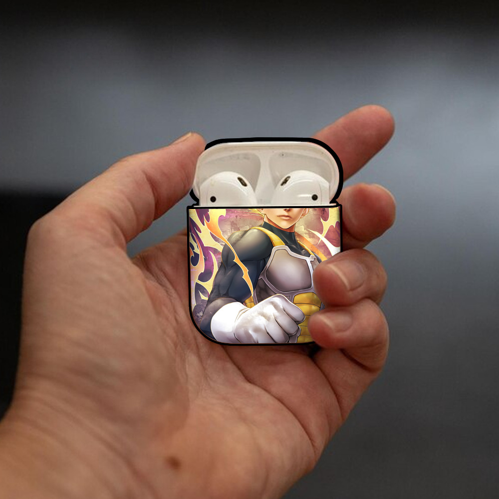 ドラゴンボール DRAGON BALL AirPods 第2世代保護ケース ハードシェル ブラック 耐衝撃・防指紋・カラビナ付き