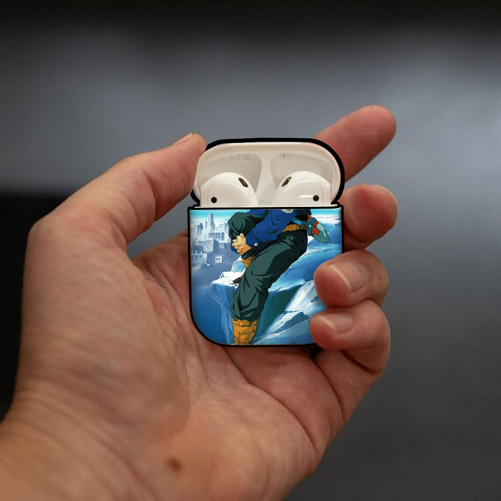 ドラゴンボール DRAGON BALL AirPods 第2世代保護ケース ハードシェル ブラック 耐衝撃・防指紋・カラビナ付き