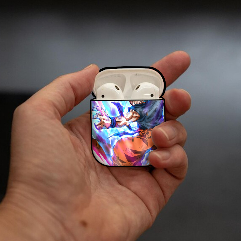 ドラゴンボール DRAGON BALL AirPods 第2世代保護ケース ハードシェル ブラック 耐衝撃・防指紋・カラビナ付き