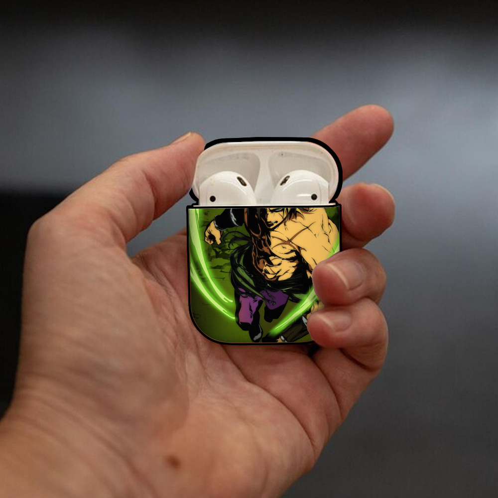 ドラゴンボール DRAGON BALL AirPods 第2世代保護ケース ハードシェル ブラック 耐衝撃・防指紋・カラビナ付き