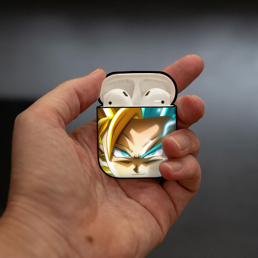 ドラゴンボール DRAGON BALL AirPods 第2世代保護ケース ハードシェル ブラック 耐衝撃・防指紋・カラビナ付き