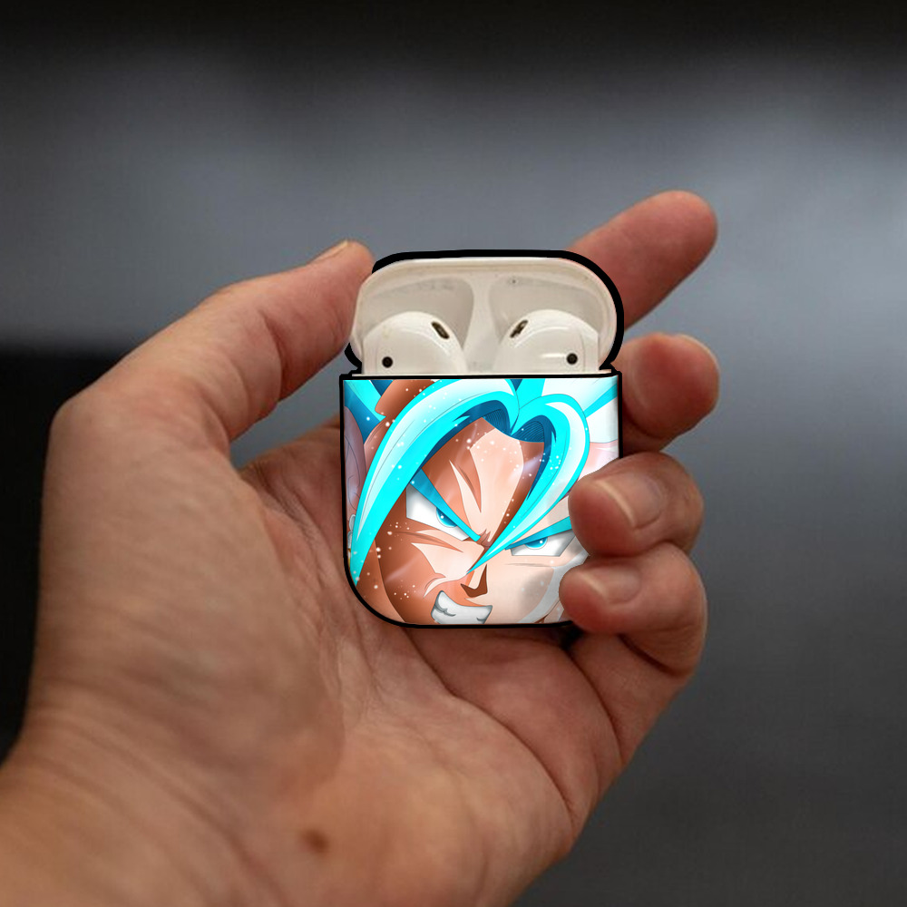 ドラゴンボール DRAGON BALL AirPods 第2世代保護ケース ハードシェル ブラック 耐衝撃・防指紋・カラビナ付き