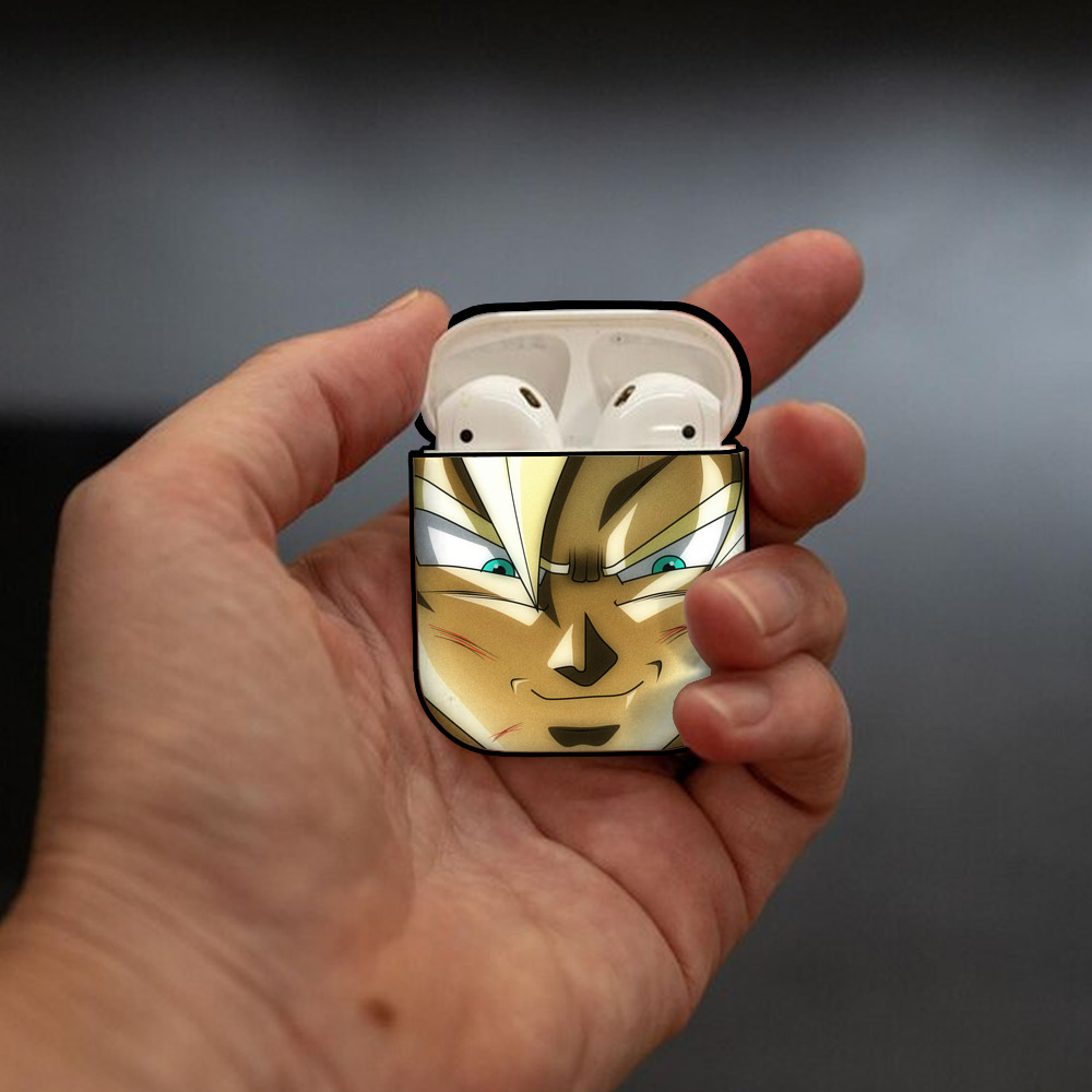 ドラゴンボール DRAGON BALL AirPods 第2世代保護ケース ハードシェル ブラック 耐衝撃・防指紋・カラビナ付き
