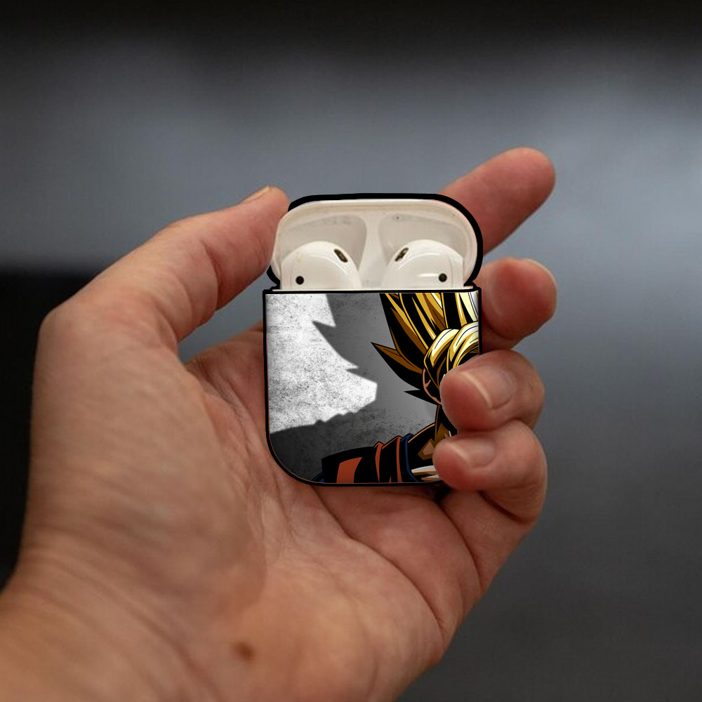 ドラゴンボール DRAGON BALL AirPods 第2世代保護ケース ハードシェル ブラック 耐衝撃・防指紋・カラビナ付き