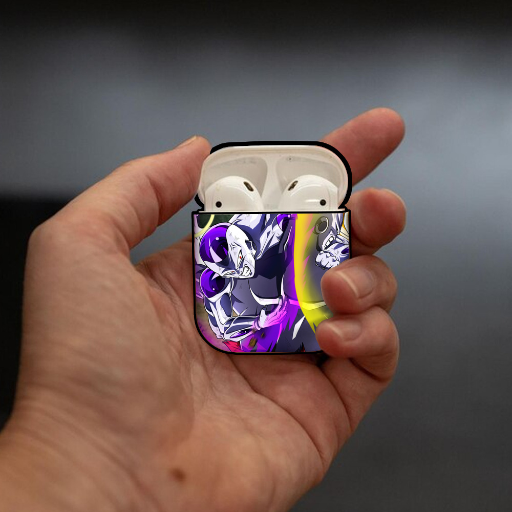 ドラゴンボール DRAGON BALL AirPods 第2世代保護ケース ハードシェル ブラック 耐衝撃・防指紋・カラビナ付き
