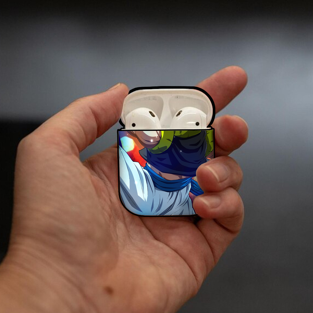 ドラゴンボール DRAGON BALL AirPods 第2世代保護ケース ハードシェル ブラック 耐衝撃・防指紋・カラビナ付き