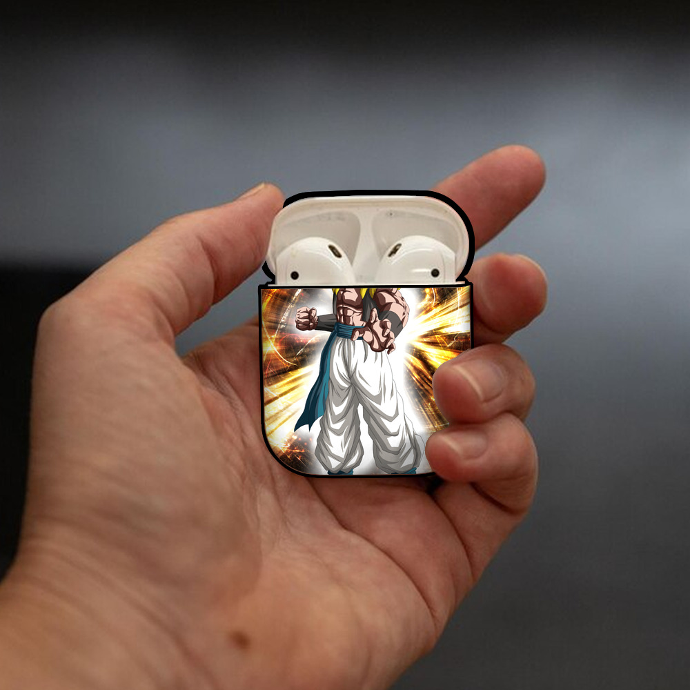 ドラゴンボール DRAGON BALL AirPods 第2世代保護ケース ハードシェル ブラック 耐衝撃・防指紋・カラビナ付き