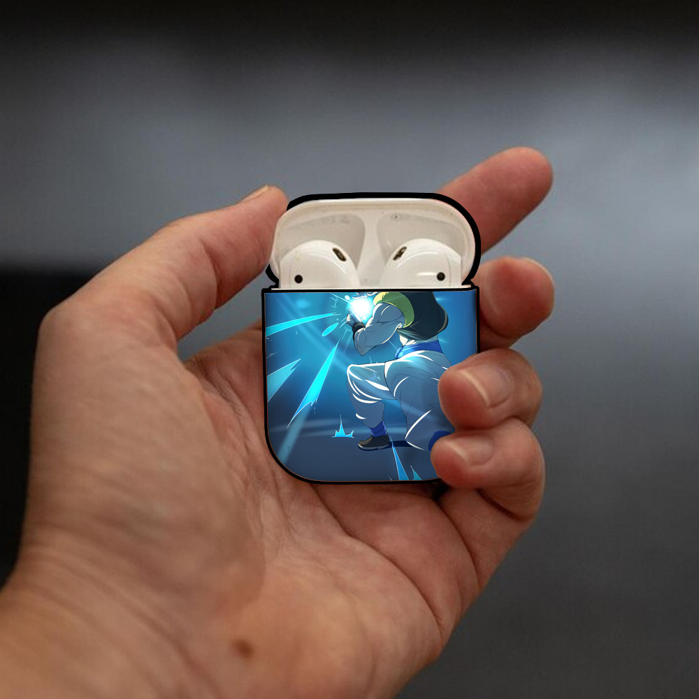 ドラゴンボール DRAGON BALL AirPods 第2世代保護ケース ハードシェル ブラック 耐衝撃・防指紋・カラビナ付き