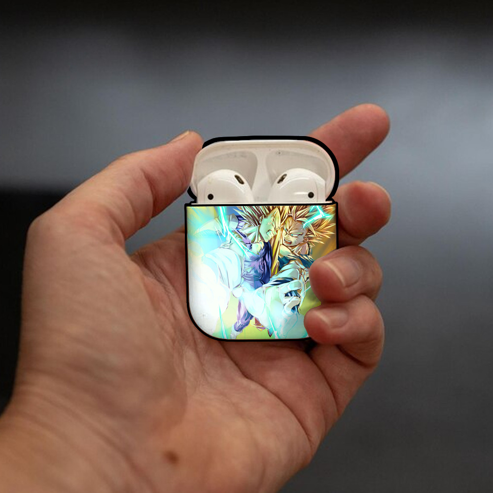 ドラゴンボール DRAGON BALL AirPods 第2世代保護ケース ハードシェル ブラック 耐衝撃・防指紋・カラビナ付き