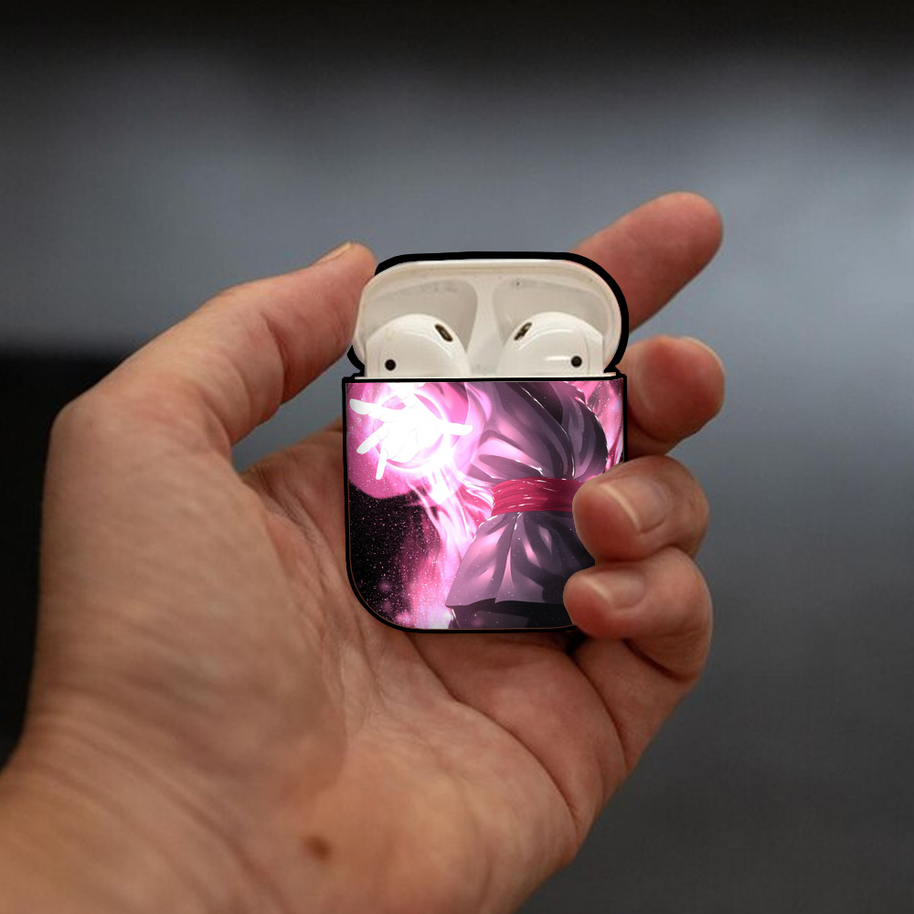 ドラゴンボール DRAGON BALL AirPods 第2世代保護ケース ハードシェル ブラック 耐衝撃・防指紋・カラビナ付き