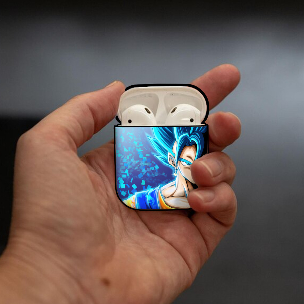 ドラゴンボール DRAGON BALL AirPods 第2世代保護ケース ハードシェル ブラック 耐衝撃・防指紋・カラビナ付き