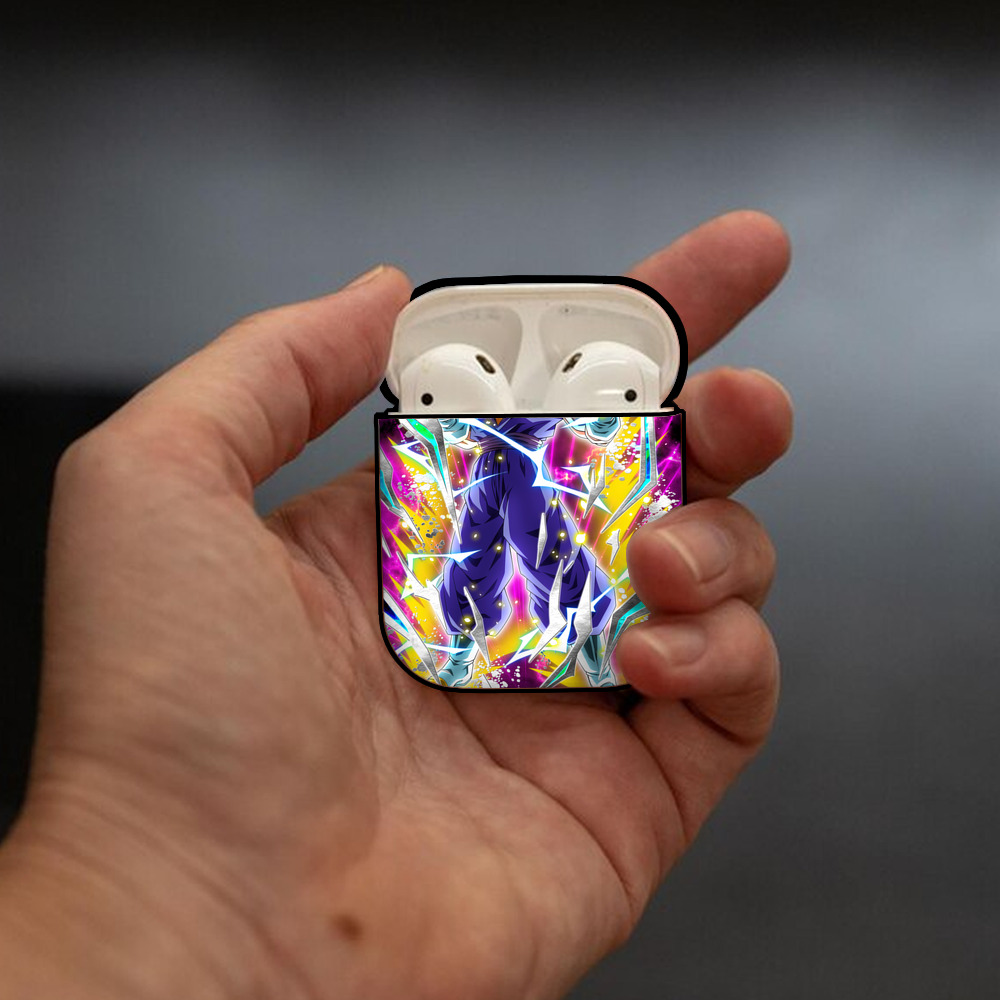 ドラゴンボール DRAGON BALL AirPods 第2世代保護ケース ハードシェル ブラック 耐衝撃・防指紋・カラビナ付き