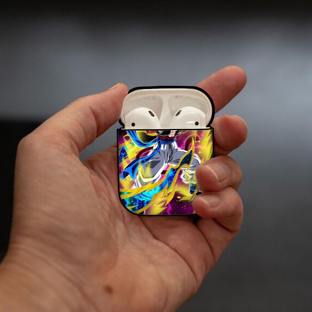 ドラゴンボール DRAGON BALL AirPods 第2世代保護ケース ハードシェル ブラック 耐衝撃・防指紋・カラビナ付き