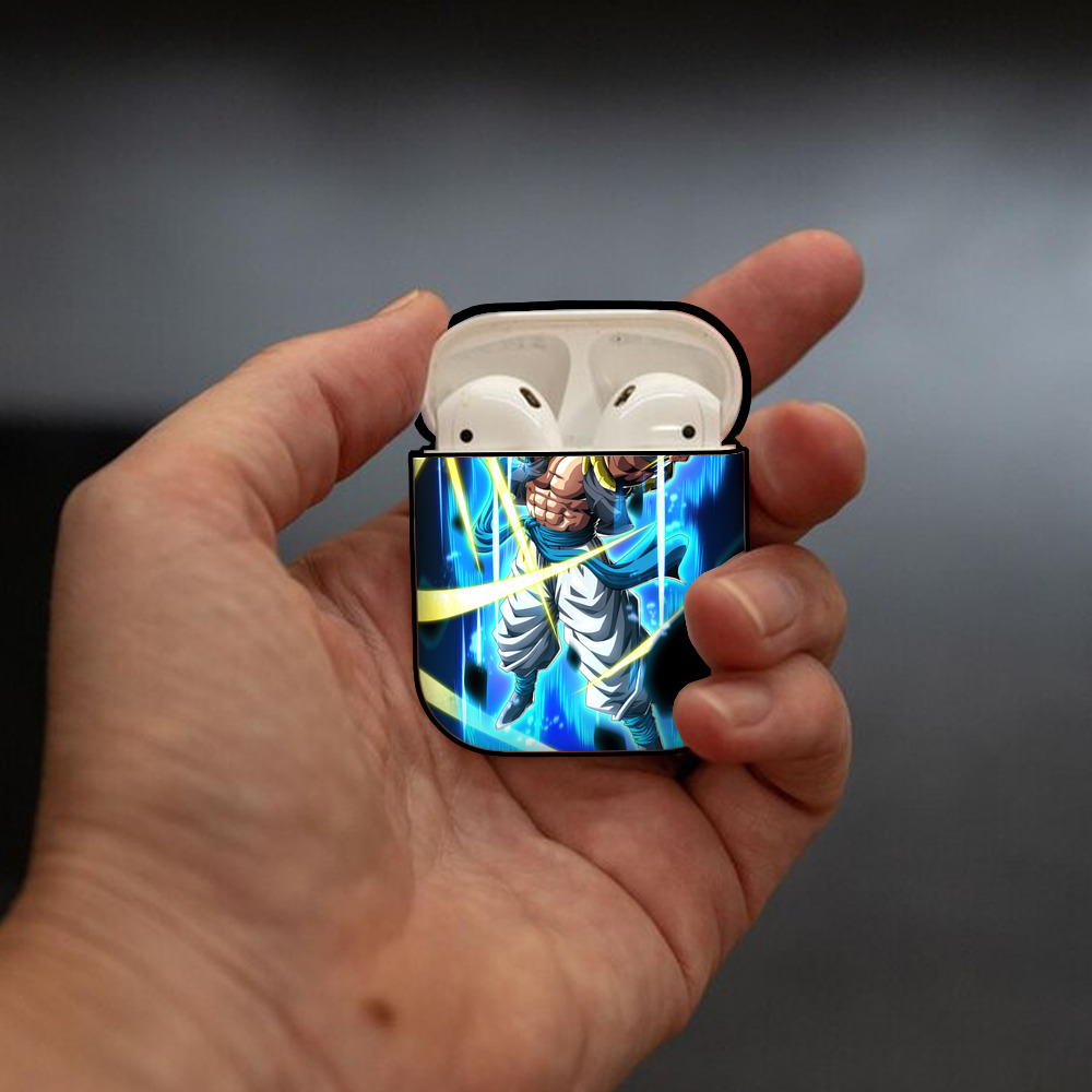 ドラゴンボール DRAGON BALL AirPods 第2世代保護ケース ハードシェル ブラック 耐衝撃・防指紋・カラビナ付き