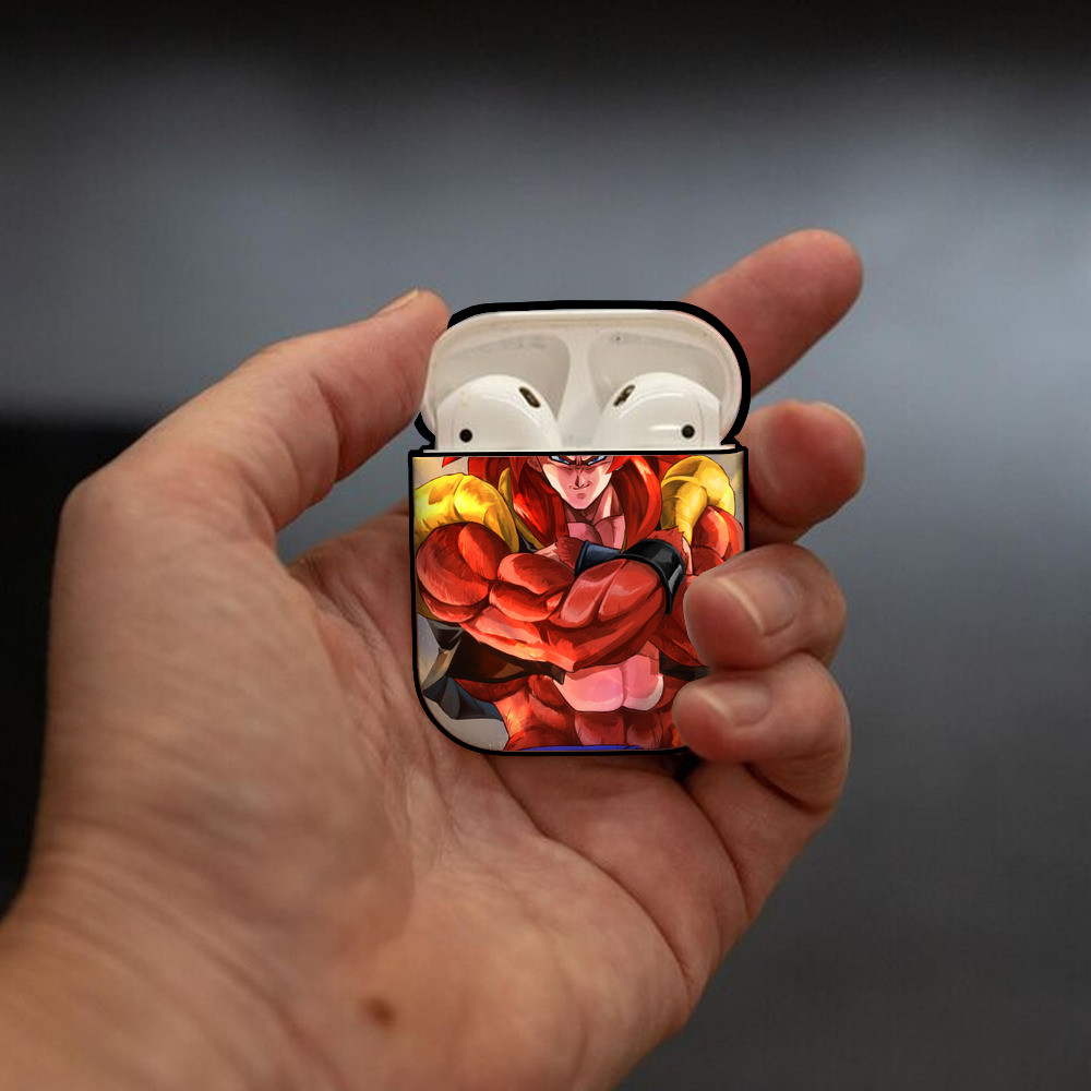 ドラゴンボール DRAGON BALL AirPods 第2世代保護ケース ハードシェル ブラック 耐衝撃・防指紋・カラビナ付き
