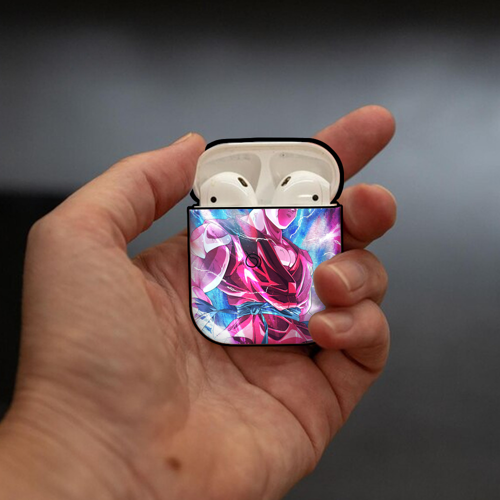 ドラゴンボール DRAGON BALL AirPods 第2世代保護ケース ハードシェル ブラック 耐衝撃・防指紋・カラビナ付き
