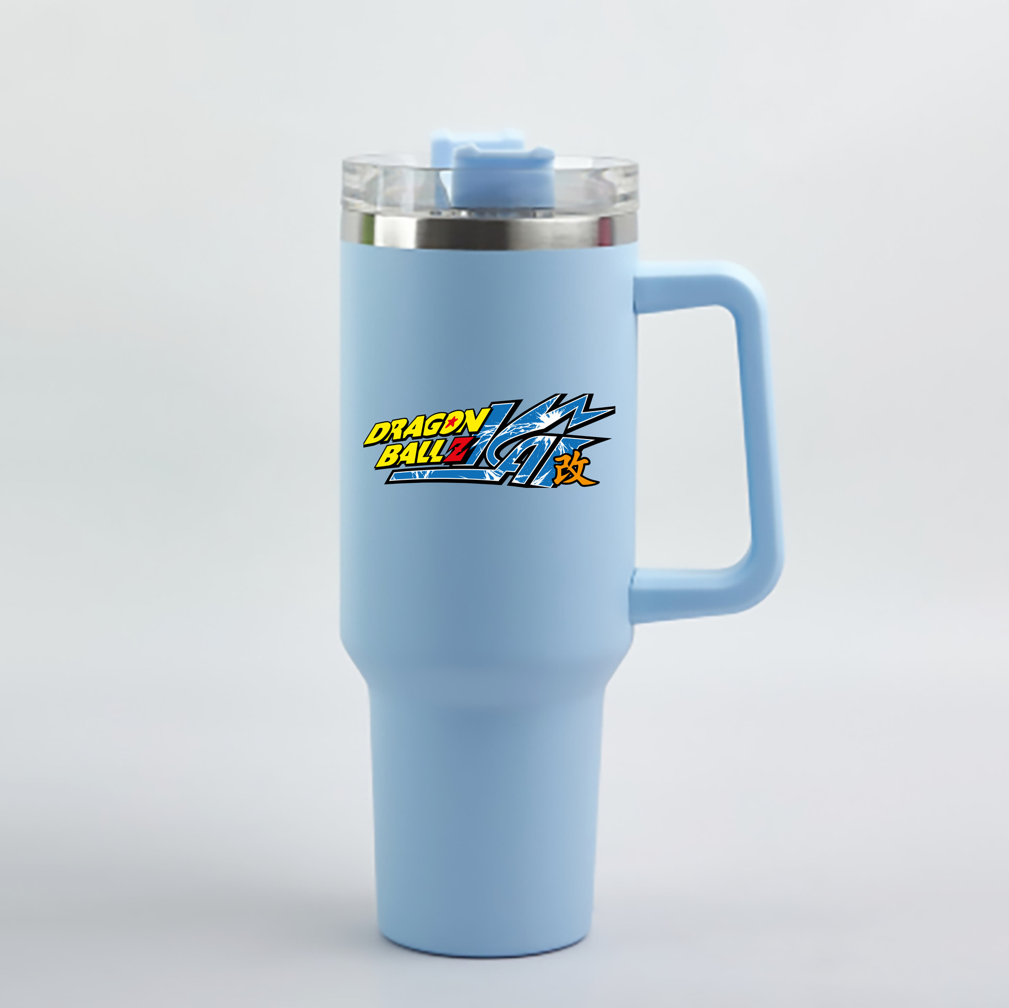 （画像用） ドラゴンボール DRAGON BALL 1200mL車用タンブラー - クリスタルステッカー（プラスチックストロー付き）