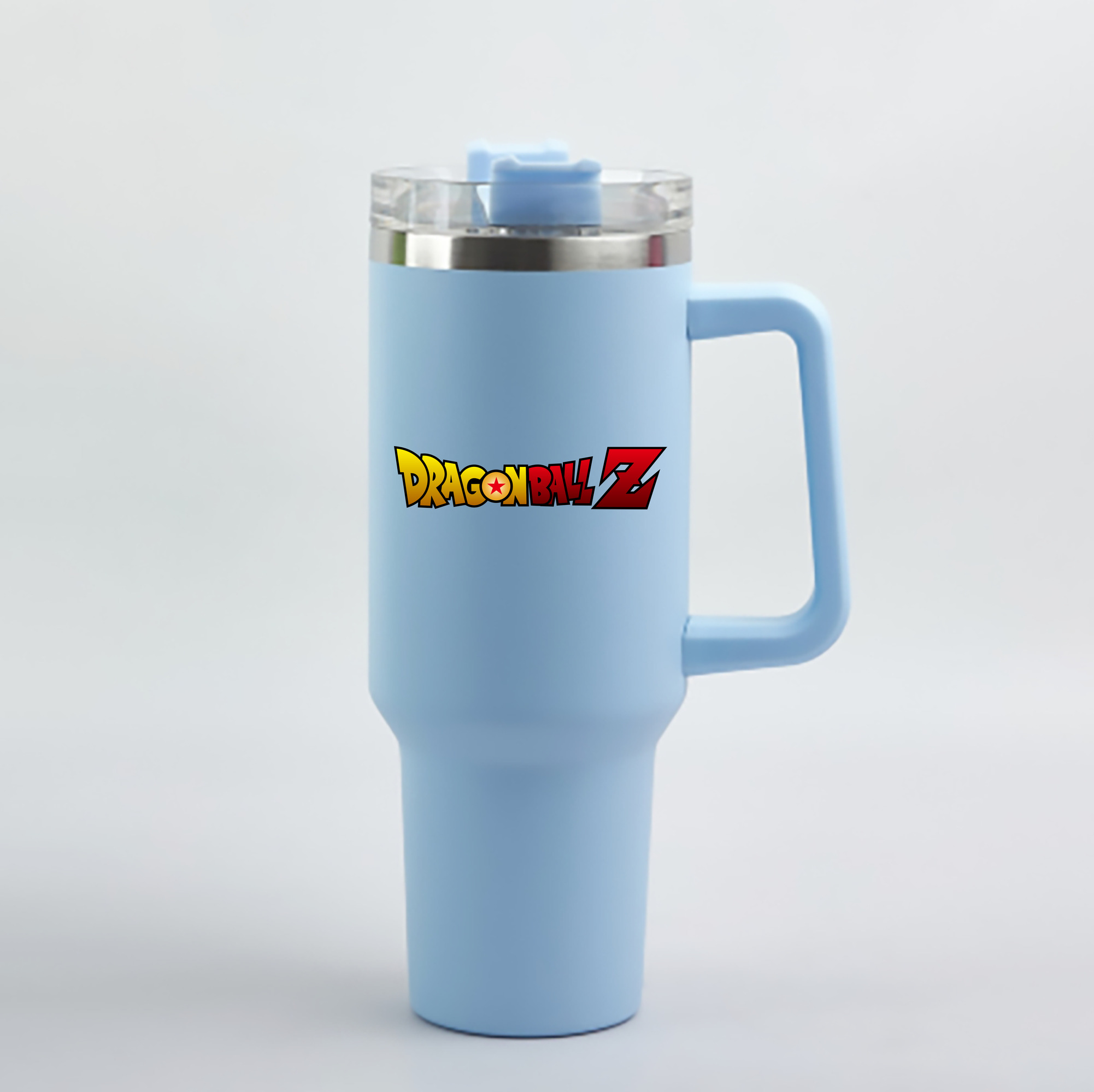 （画像用） ドラゴンボール DRAGON BALL 1200mL車用タンブラー - クリスタルステッカー（プラスチックストロー付き）