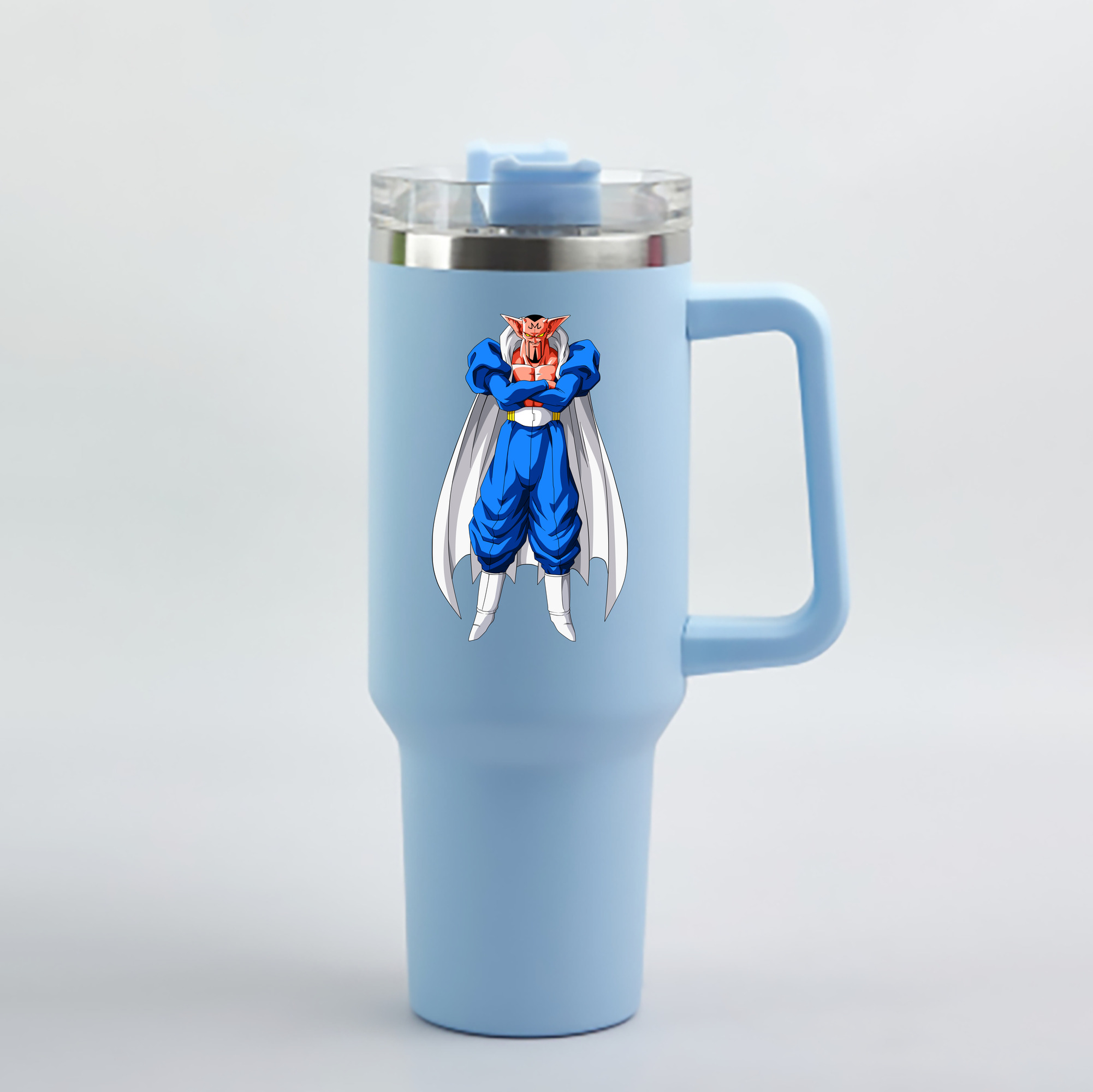 （画像用） ドラゴンボール DRAGON BALL 1200mL車用タンブラー - クリスタルステッカー（プラスチックストロー付き）