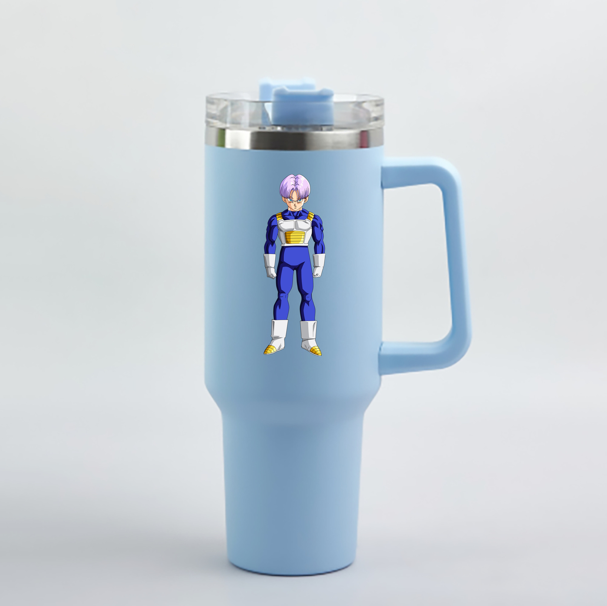 （画像用） ドラゴンボール DRAGON BALL 1200mL車用タンブラー - クリスタルステッカー（プラスチックストロー付き）