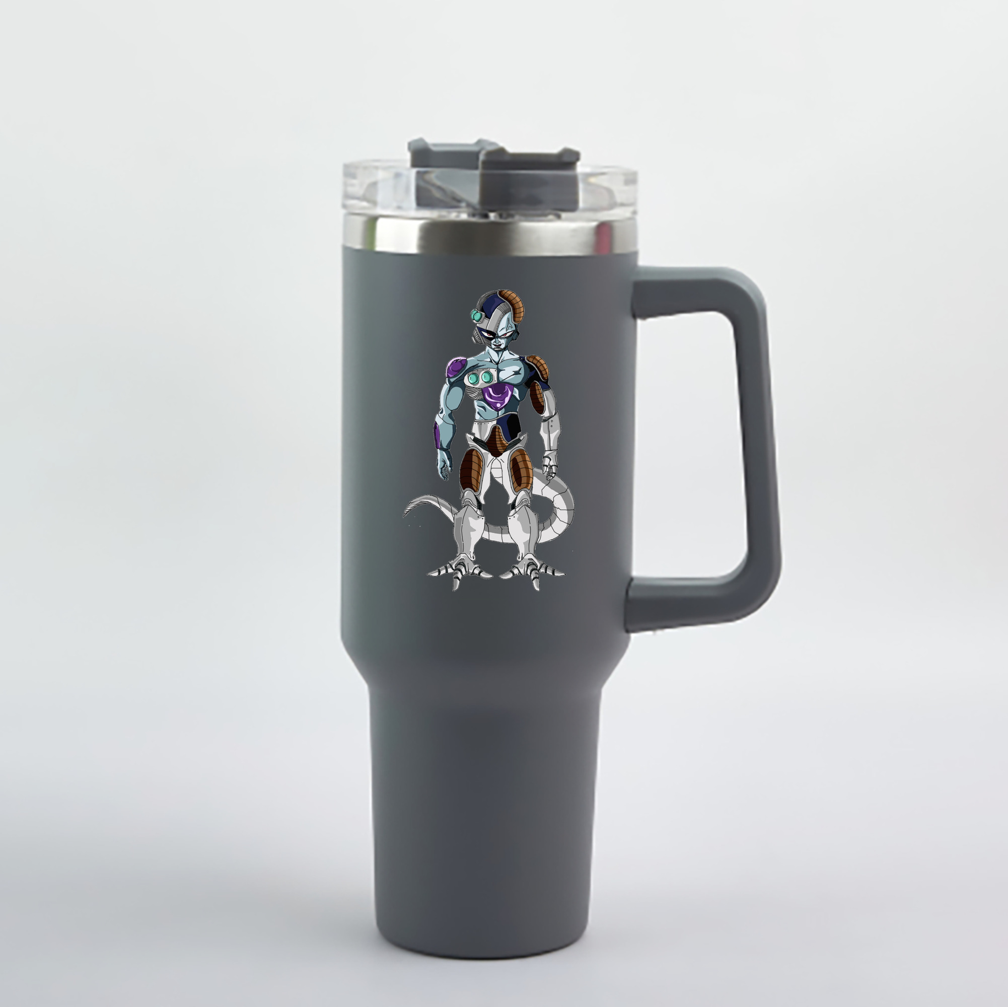 （画像用） ドラゴンボール クウラ DRAGON BALL Cooler Coora 1200mL車用タンブラー - クリスタルステッカー（プラスチックストロー付き）