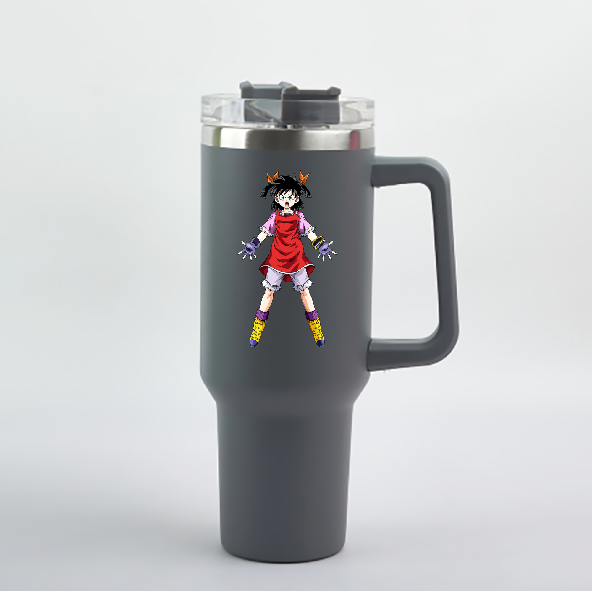 （画像用） ドラゴンボール パン DRAGON BALL Pan 1200mL車用タンブラー - クリスタルステッカー（プラスチックストロー付き）