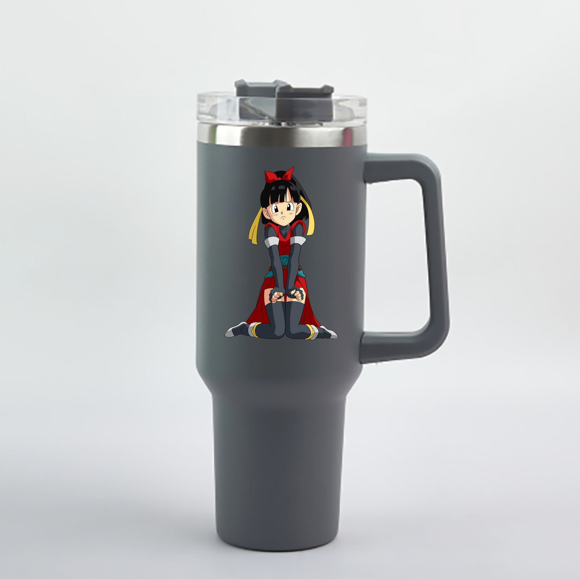 （画像用） ドラゴンボール パン DRAGON BALL Pan 1200mL車用タンブラー - クリスタルステッカー（プラスチックストロー付き）