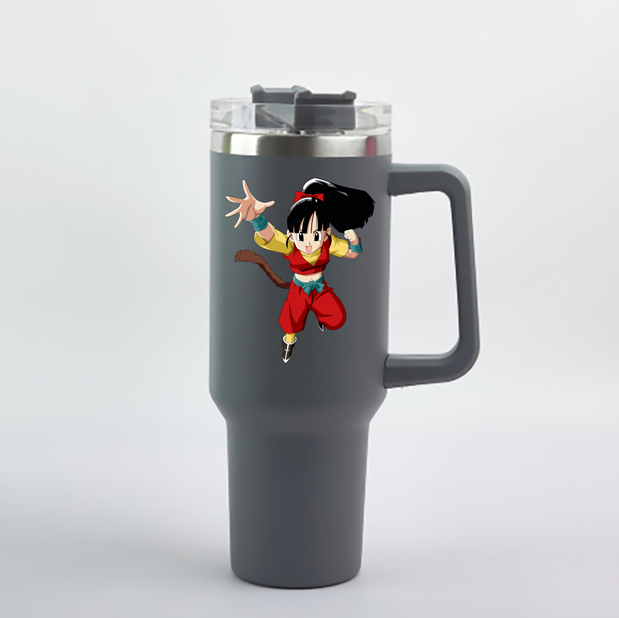 （画像用） ドラゴンボール パン DRAGON BALL Pan 1200mL車用タンブラー - クリスタルステッカー（プラスチックストロー付き）
