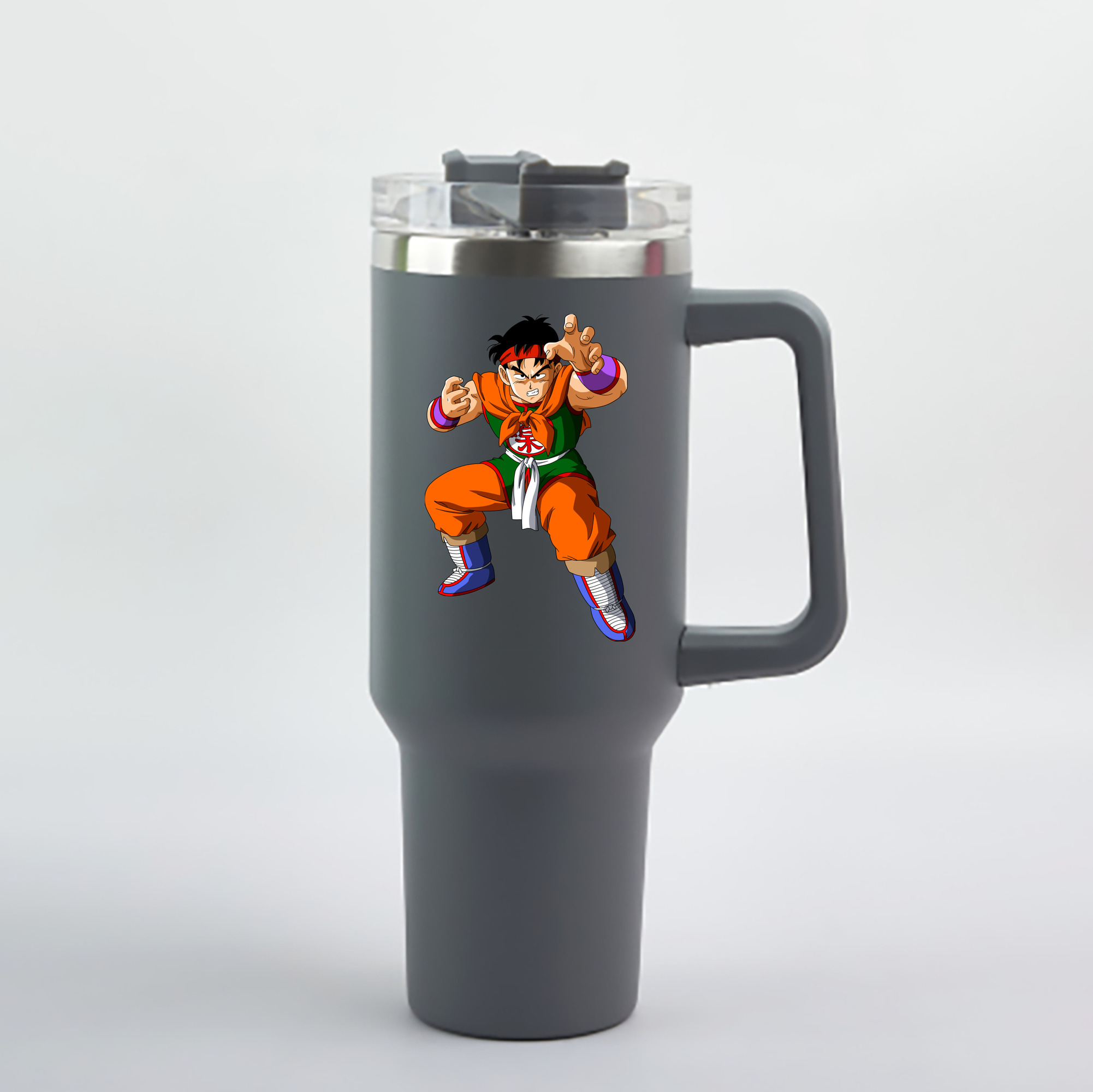 （画像用） ドラゴンボール DRAGON BALL 1200mL車用タンブラー - クリスタルステッカー（プラスチックストロー付き）