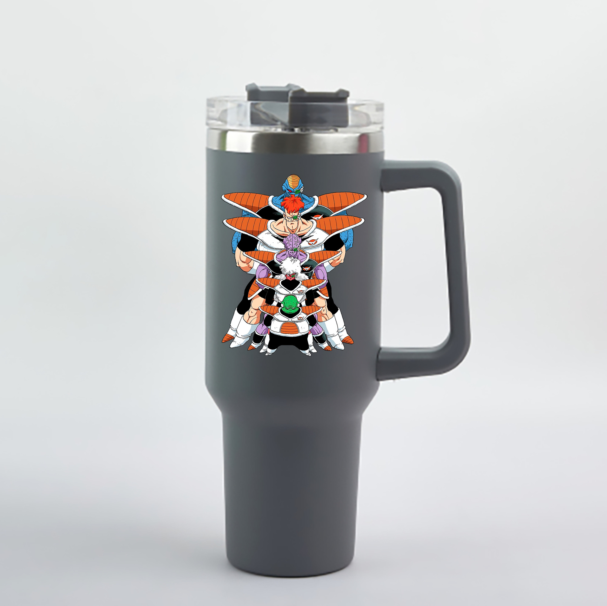 （画像用） ドラゴンボール DRAGON BALL 1200mL車用タンブラー - クリスタルステッカー（プラスチックストロー付き）