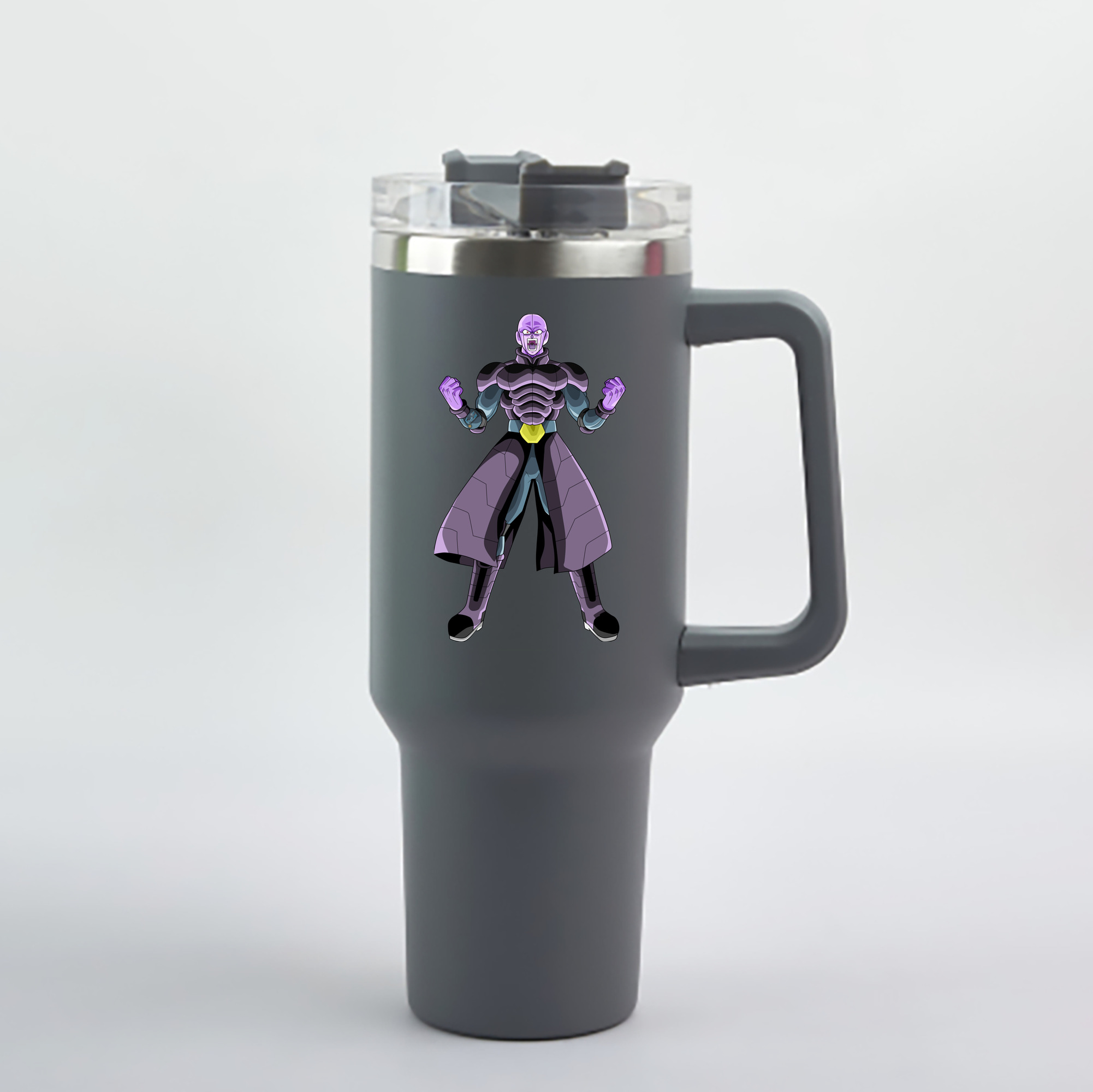（画像用） ドラゴンボール DRAGON BALL 1200mL車用タンブラー - クリスタルステッカー（プラスチックストロー付き）