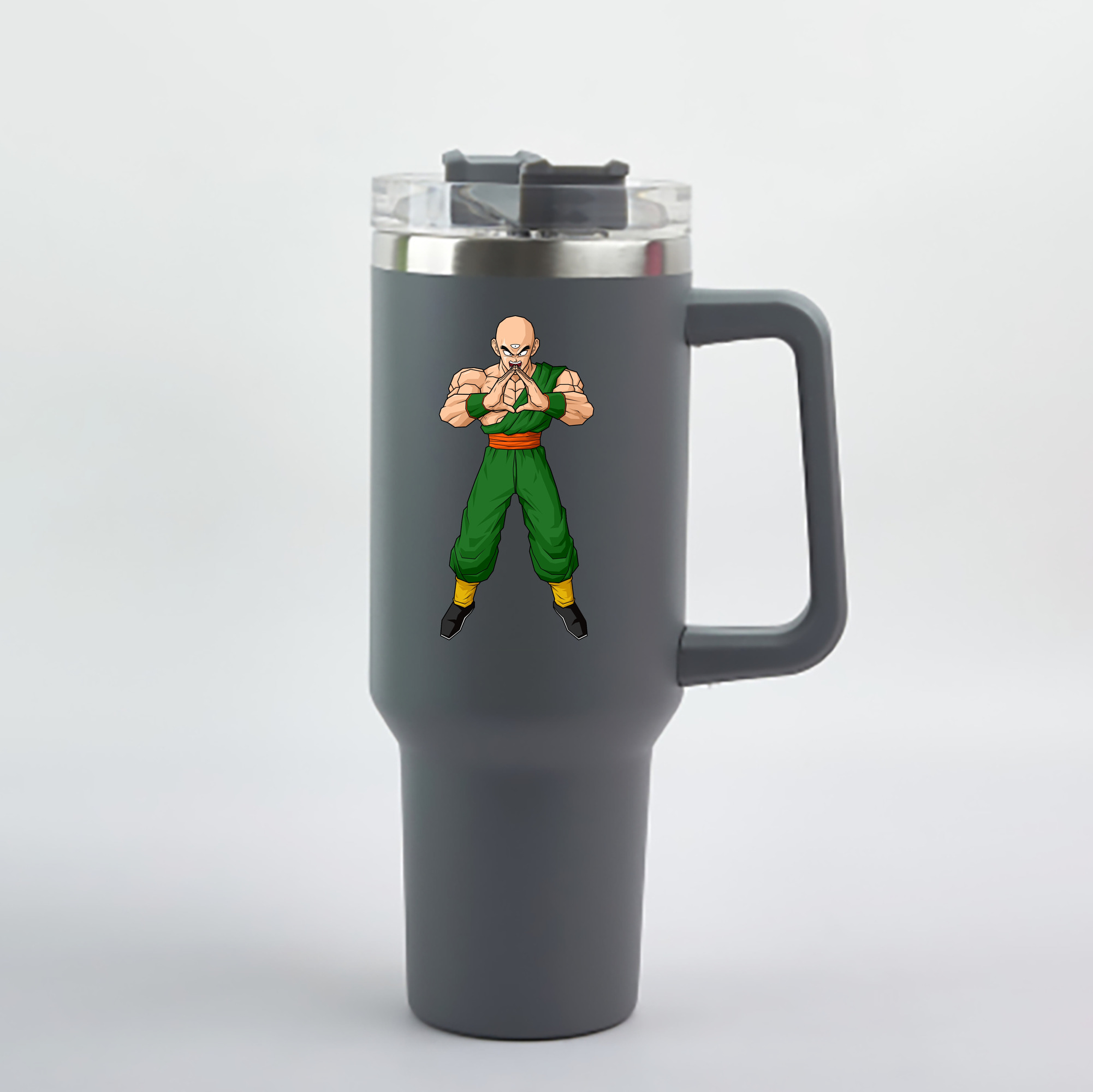 （画像用） ドラゴンボール DRAGON BALL 1200mL車用タンブラー - クリスタルステッカー（プラスチックストロー付き）