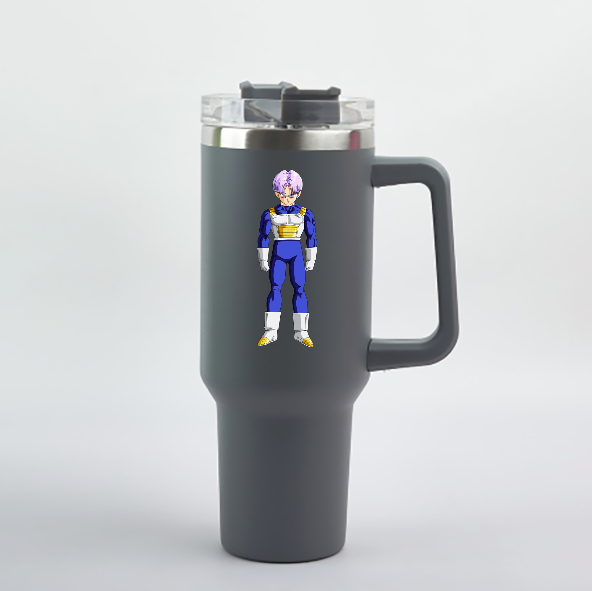 （画像用） ドラゴンボール DRAGON BALL 1200mL車用タンブラー - クリスタルステッカー（プラスチックストロー付き）