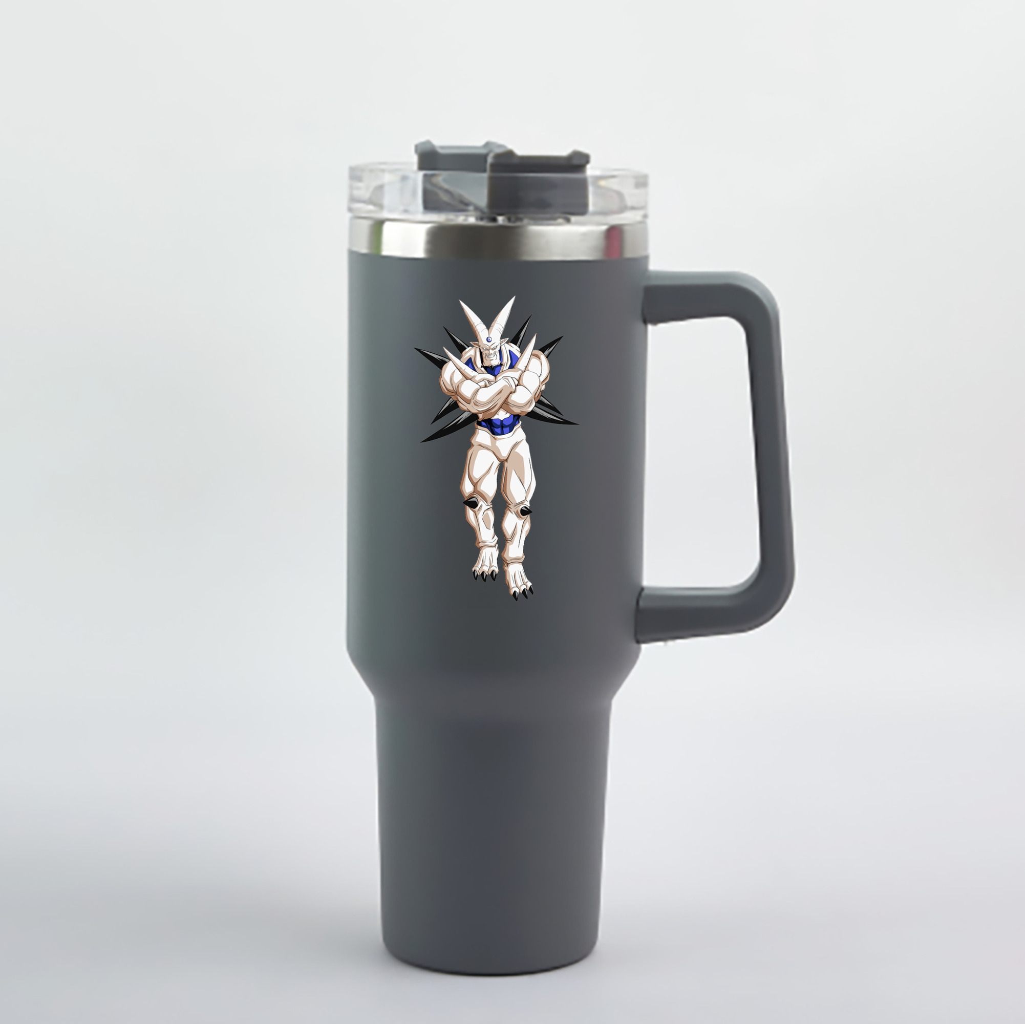 （画像用） ドラゴンボール DRAGON BALL 1200mL車用タンブラー - クリスタルステッカー（プラスチックストロー付き）