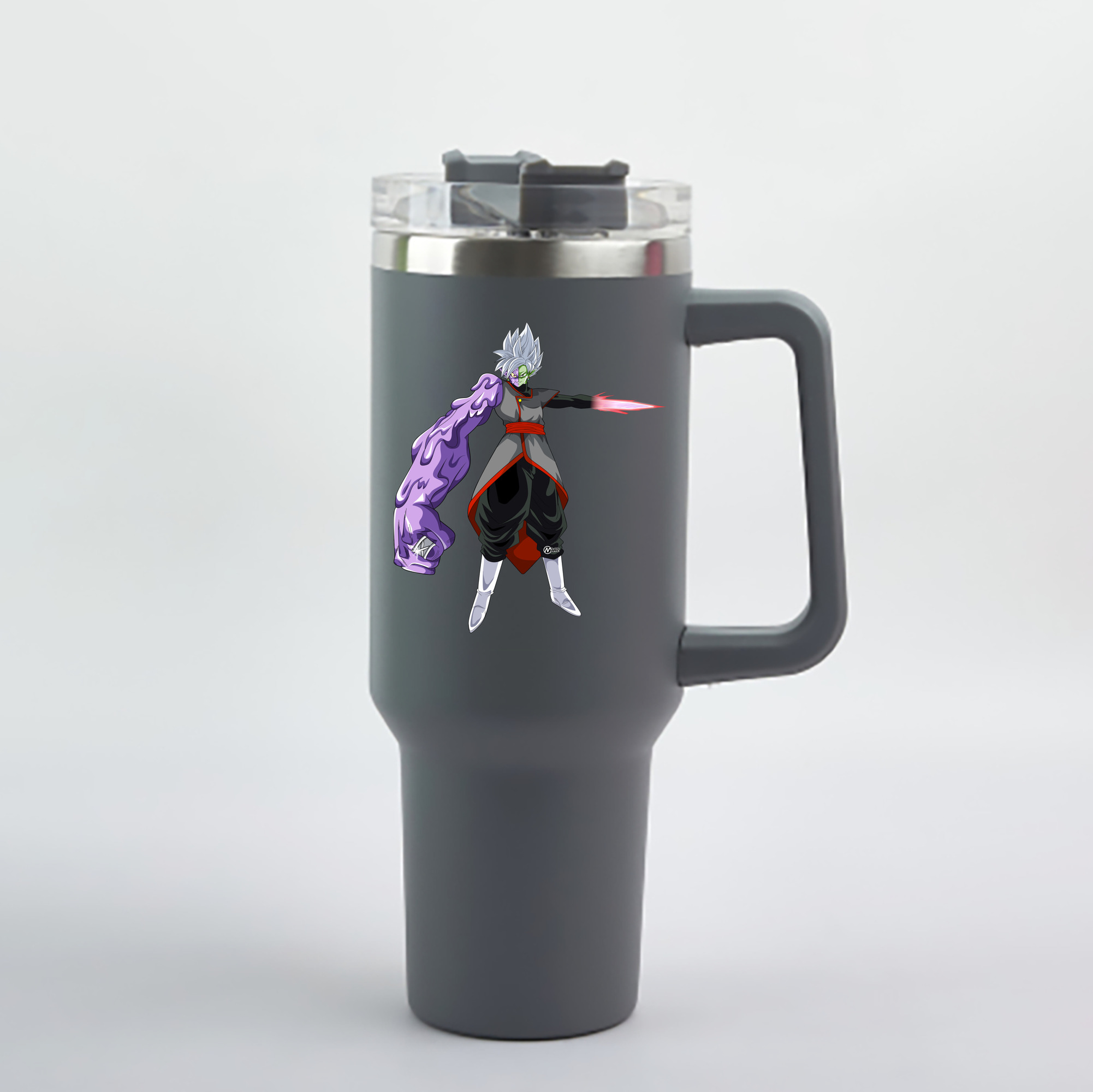 （画像用） ドラゴンボール DRAGON BALL 1200mL車用タンブラー - クリスタルステッカー（プラスチックストロー付き）