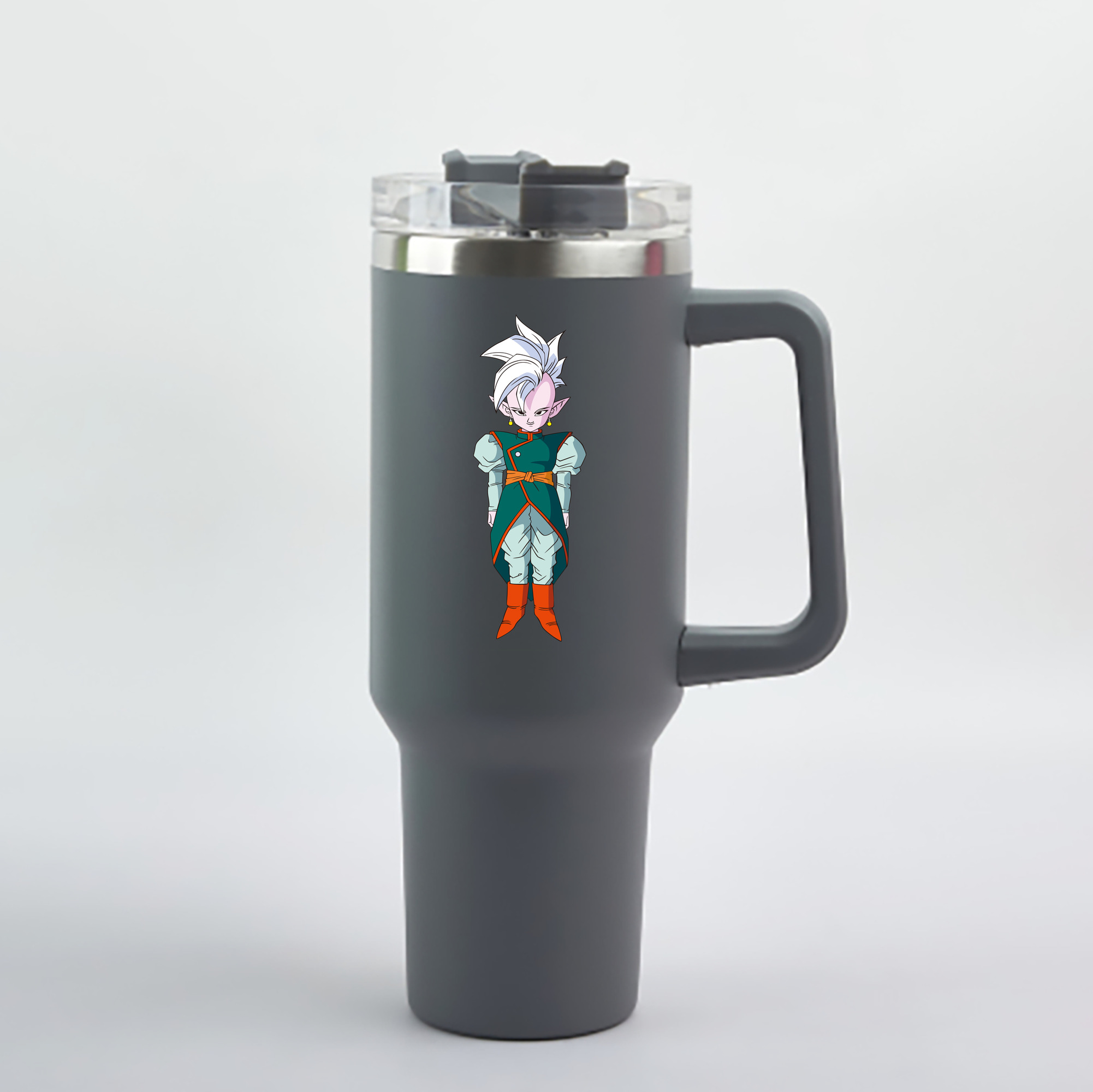 （画像用） ドラゴンボール DRAGON BALL 1200mL車用タンブラー - クリスタルステッカー（プラスチックストロー付き）