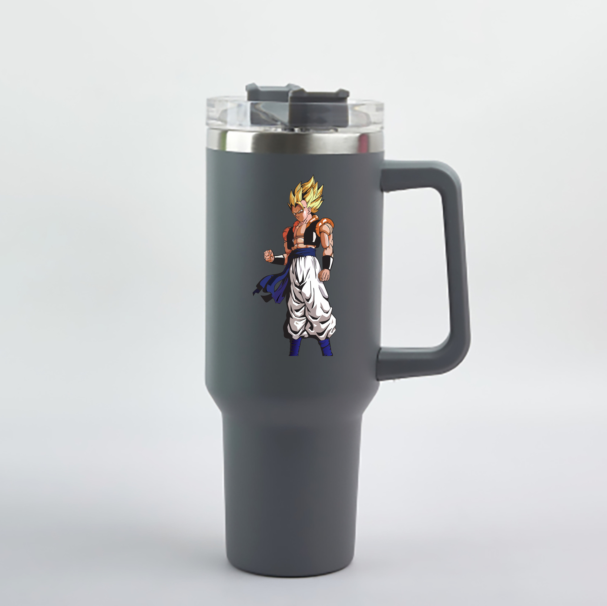 （画像用） ドラゴンボール DRAGON BALL 1200mL車用タンブラー - クリスタルステッカー（プラスチックストロー付き）