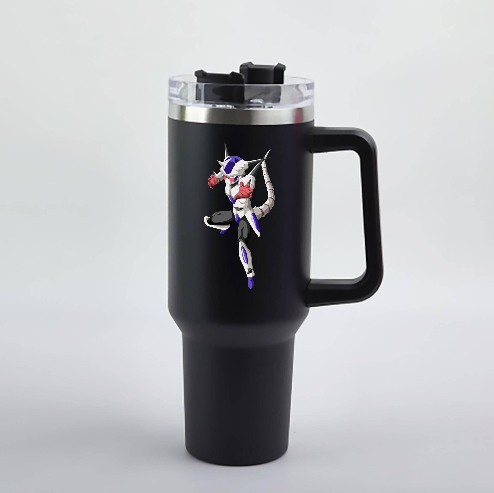 （画像用） ドラゴンボール クリーサ DRAGON BALL Kulisa 1200mL車用タンブラー - クリスタルステッカー（プラスチックストロー付き）