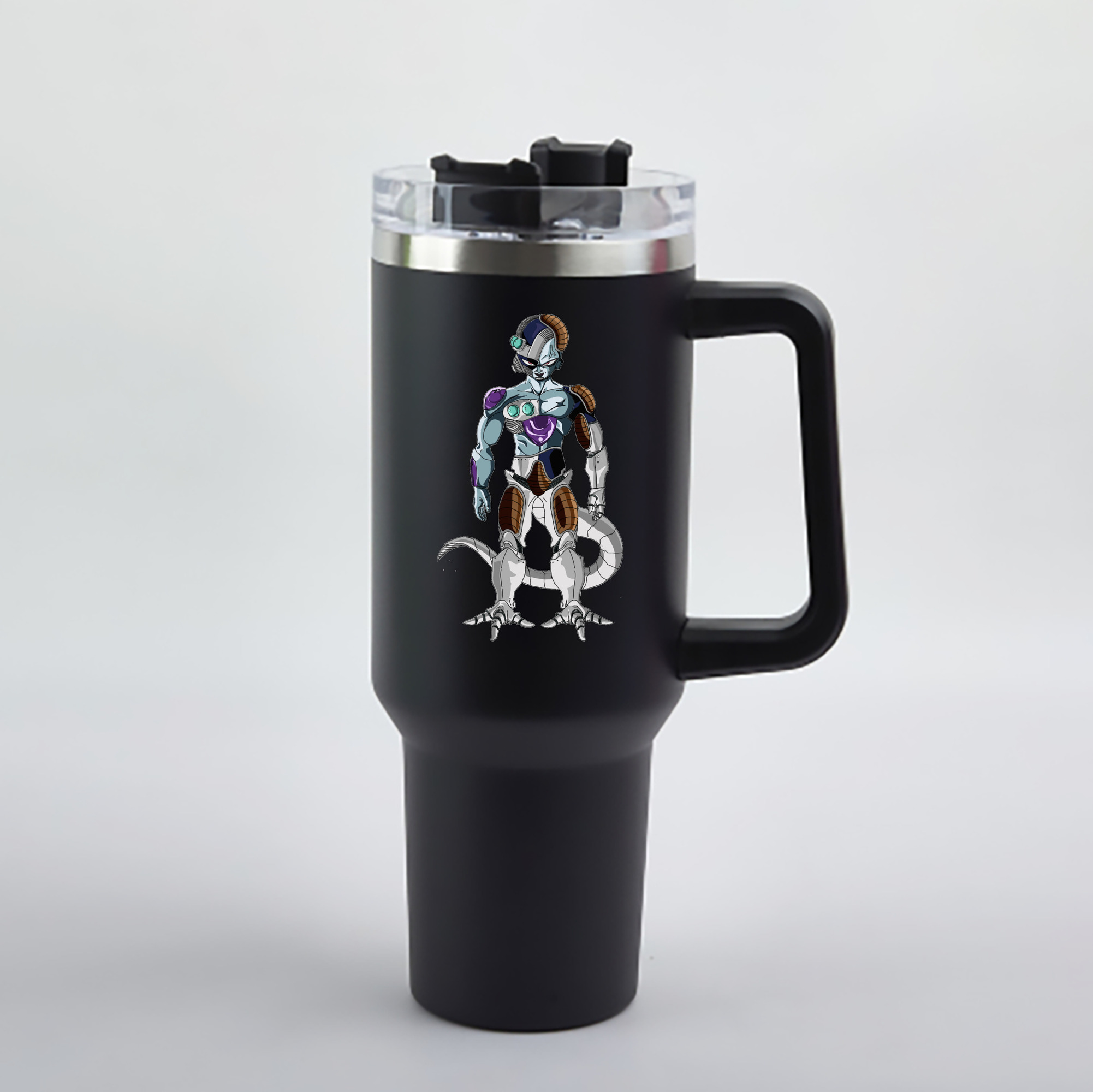 （画像用） ドラゴンボール クウラ DRAGON BALL Cooler Coora 1200mL車用タンブラー - クリスタルステッカー（プラスチックストロー付き）