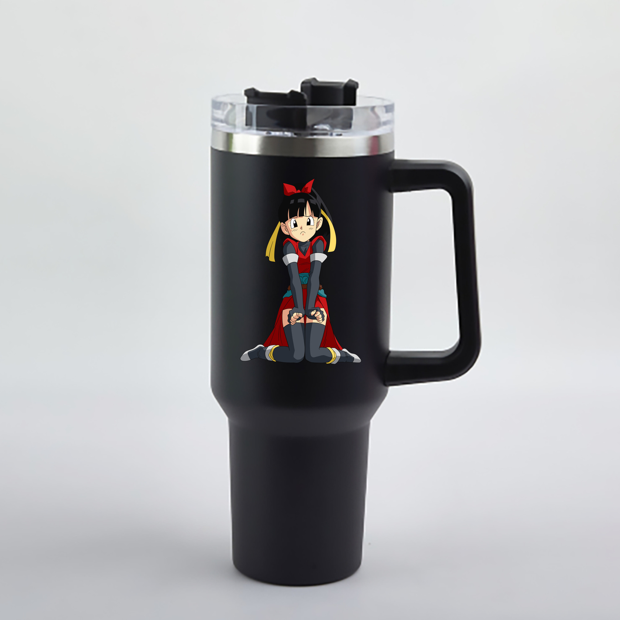 （画像用） ドラゴンボール パン DRAGON BALL Pan 1200mL車用タンブラー - クリスタルステッカー（プラスチックストロー付き）
